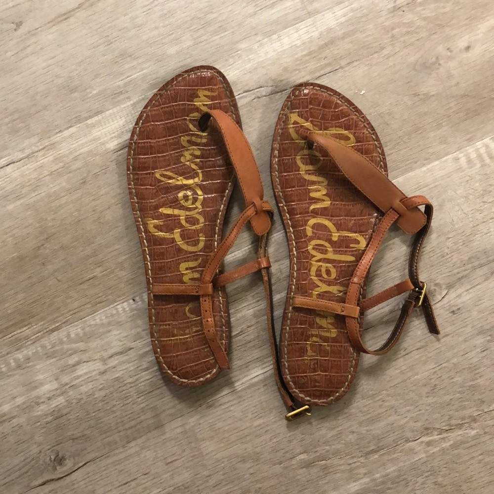 Sam Edelman thong sandals tan
